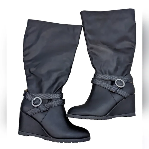 Black Womens Boots Size 12 Wide Calf Womens Boots Size 12 Wide